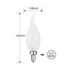 Sunaiony Frosted LED Candelabra Bulbs E12 Dimmable Bulbs 25watt Equivalent