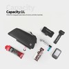 Rhinowalk Bike Top Tube Bag, Quick-Release System, Waterproof 600D TPU
