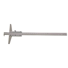CNC QUALITÄT Depth Vernier Caliper 200 mm with Hook DIN 862