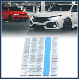 INFINAUTO 60g 2.1oz Wheel Balance Weights for Motorcycle 140 x 19mm 5pcs Stylish Design