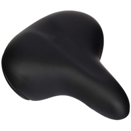 Prophete touring city saddle full foam padding with elastomeric padding,, color: black, 6594