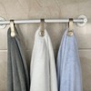 Prriudy 3 Pack Leather Towel Clips Bath Towels Hooks with