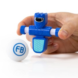 Fat Brain Toys Foosbots Single Player Nitro Blue, Games for Kids Toys, New Active Play Tabletop Trickshot Game for Ages 6 and Up