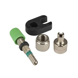FISCHER Universal Valve Set with Tool 8-Piece Black/Silver
