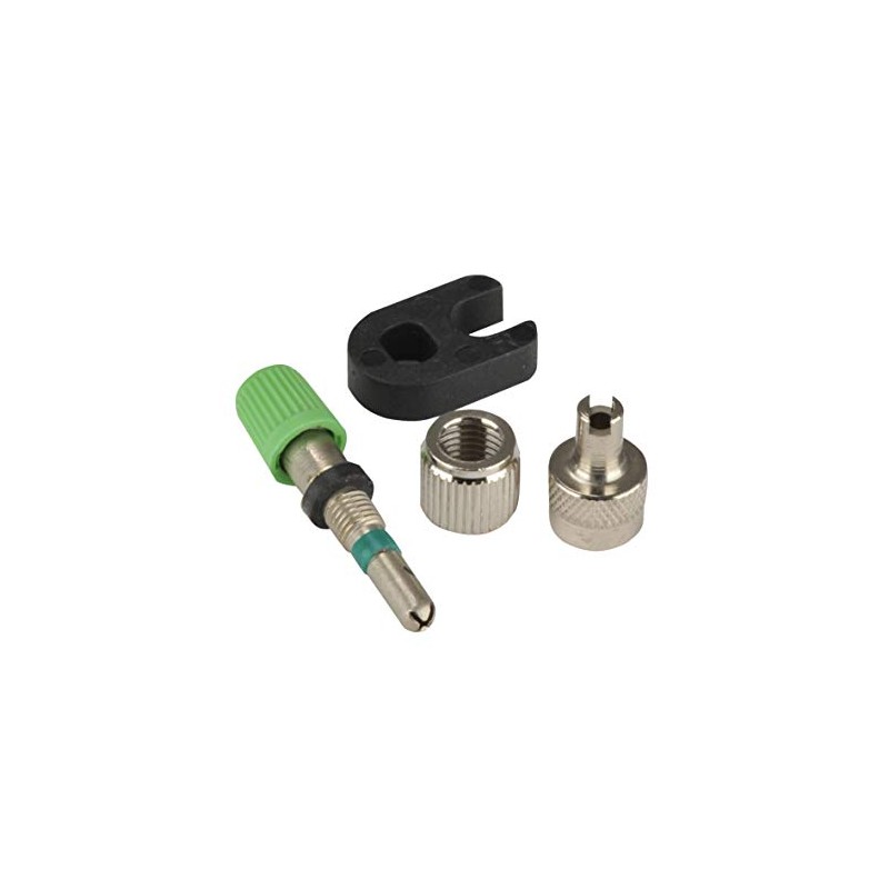 FISCHER Universal Valve Set with Tool 8-Piece Black/Silver