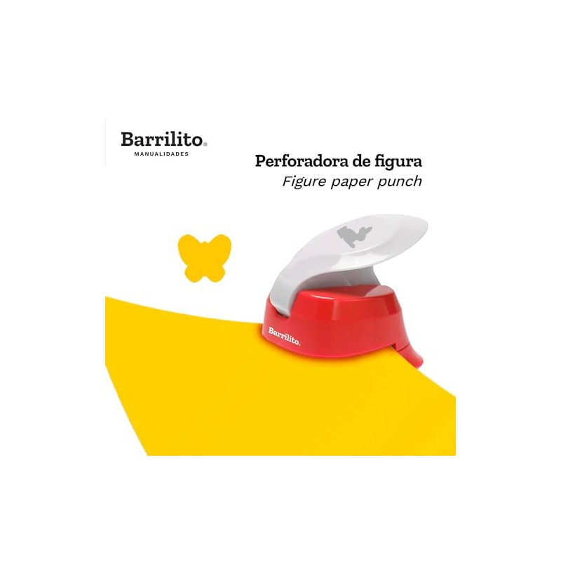 Barrilito Perforadora Mariposa Plástico 5 cm