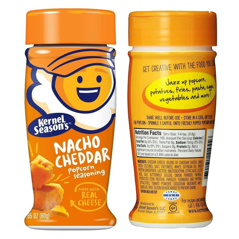 Kernel Season's, Popcorn Seasoning, Nacho Cheddar, 2.85 Ounce (Pack of