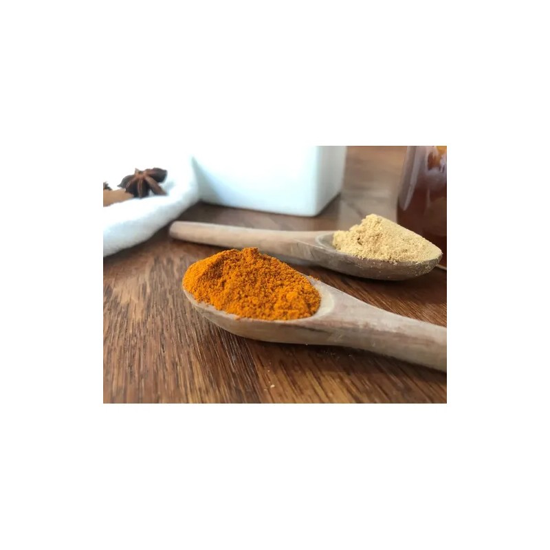 Paquete, Cúrcuma En Polvo 500 Gr Y Jengibre En Polvo