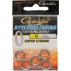Gamakatsu Hyper Split Ring Black Nickel Spring Rings Size:8