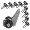 BIUDECO 10pcs Fishing Hook Keeper Durable Bait Hooks Holder for