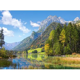 CASTORLAND 2000 Piece Jigsaw Puzzle, Mountain Refuge in The Alps, Germany, Idyllic Landscape, Tyrolean Alps, Adult Puzzle, Castorland C-200832-2