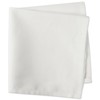 DII Wrinkle Resistant 20x20 Polyester Napkin, Pack of 6, White