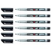 STABILO Write-4-all Permanent Markers Medium Tip Black Pack of 6