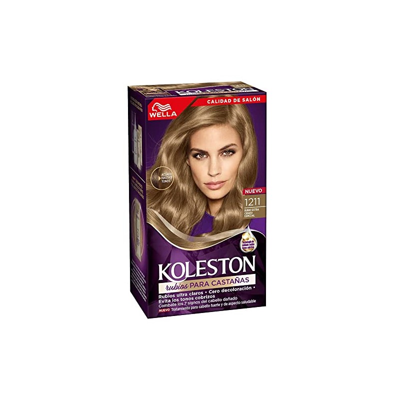 Koleston Tinte Permanente 1211 Rubio Extra Cenizo Especial | Crema,