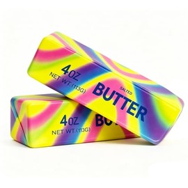 Slow Rising Squishy，Taba Squishy, Stress Balls，Party Favor Gift (Butter stick-2pcs)-0519 (Colorful-2pcs)