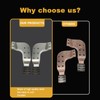 2 Pack Left & Right Hood Bracket Fit for Peterbilt