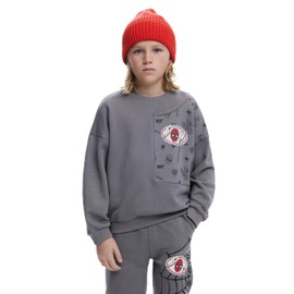 Desigual Sweat_Patches_Marve, 2014 Dark Gray, 7/8