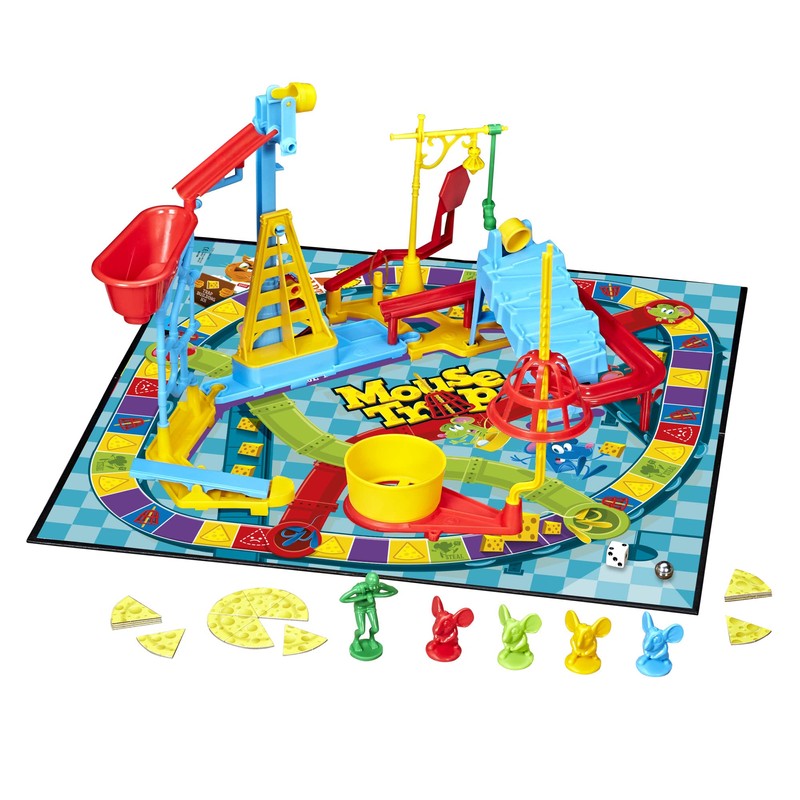 Hasbro Gaming Mouse Trap Board Game for Kids Ages 6