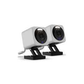 WYZE Cam v4, 2.5K HD WiFi Smart Home Security Camera, Indoor/Outdoor, Pet/Baby Monitor, Motion Activated Spotlight/Siren, Color Night Vision, 2-Way Audio, Works with Alexa & Google, Grey, 2 Pack