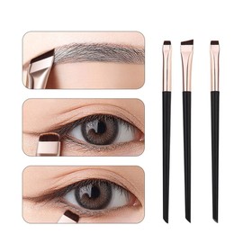 지태01 Nail Art Slim Eyebrow Eyeliner Brush Set of 3
