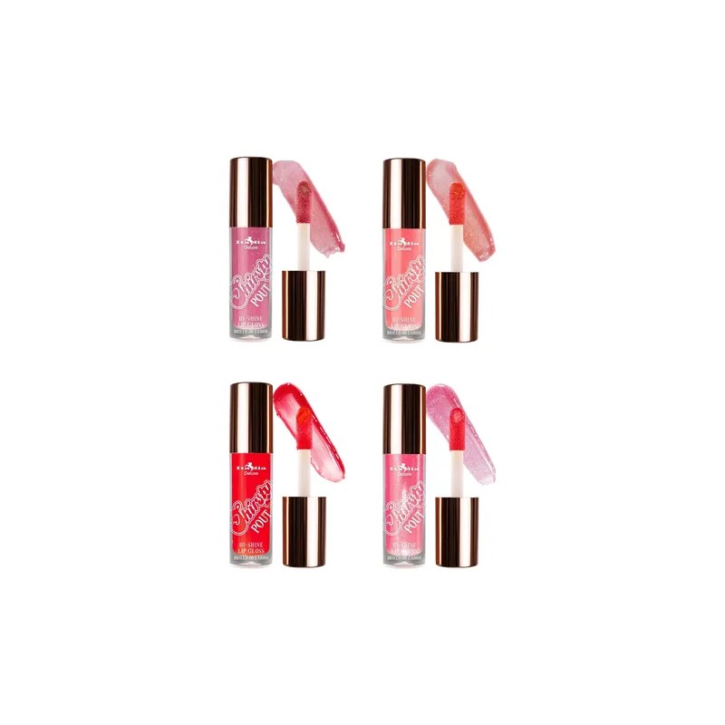 Set De 4 Glosses Para Labios Thirsty Pout Spicy Italia