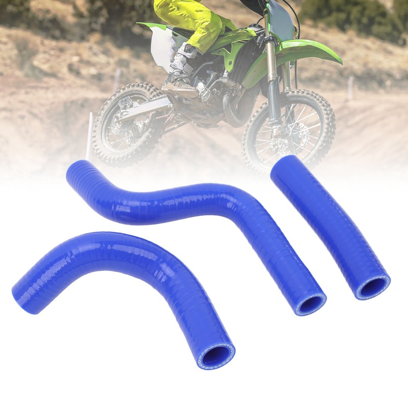 3PCS Silicone Radiator Coolant Hose Pipe Kit Stable Connection Leak