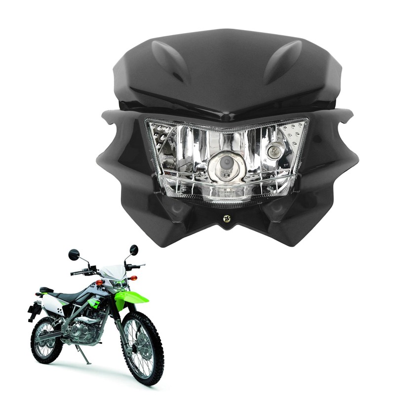Motorcycle Front Headlight H4 Interface LED Waterproof DRL Headlight for