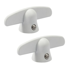 VIDABTE 3/8" Butterfly Wing Nut T-Handle for Pella Window Crank, Window T-Crank Handle, Tee Handle Casement Operator (2 pcs)