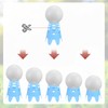 TIXIPEM Golf Simulator Tees [30PCS] - Plastic Golf Tees Use