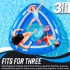 Vaygway Inflatable Floating Island Pool Float – 4 Pk Comfortable