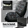 Zone Tech Cooling Car Seat Cushion - Black Automotive Adjustable