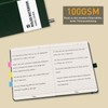 PYNEX Notebook A5 Lined, Hardcover, Notebook, Leather Notepad with 192