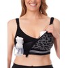 momcozy Seamless 4-in-1 Nursing Bra for Hands-Free Pumping, CozyFitClasp Pumping