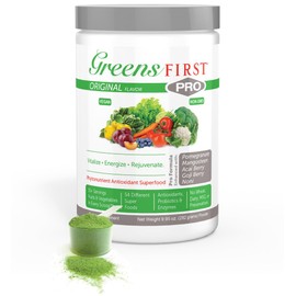 Greens First PRO Powder - Original Flavour - Nutrient-rich Antioxidant Superfood - ORGANIC Fruits & Vegetables - Prebiotics, Probiotics - Dairy & Wheat-Free, Non-GMO - 30 servings, 252g (8.89oz)