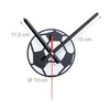 Relaxdays DIY Football Wall Clock for Children's Room, Diameter 50