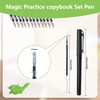 20 pc Magic Pens for Kids Grooved Handwriting Book, Disappearing