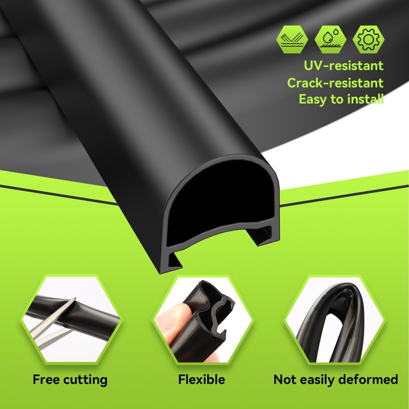 RVMATE 40FT RV Slide Out Seal, Waterproof RV Seal Replacement
