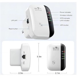 WiFi Extender, Signal Booster WiFi Range Extender, Wireless Repeater, Amplifier