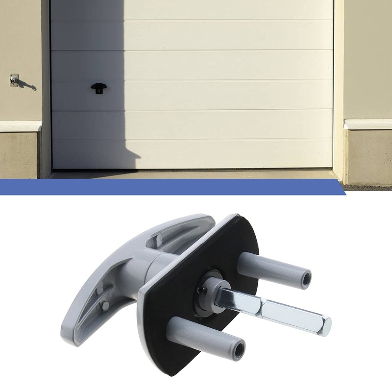 Silver Door Guard Locking Garage Door Lock 50mm Shaft 35mm