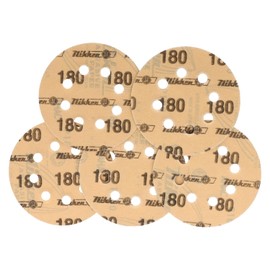 Kyocera 6613431 Old Ryobi Magic Paper for Carpentry Sanda Polisha 4.9 inches (125 mm) #180