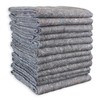 Padded XL Moving Blankets, 12 Pack, Heavy Duty, Eco-Friendly Pads