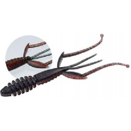 EVERGREEN Worm C-4 Shrimp 3.5" Black/Red Claw #08