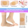 Paded Skate Ankle Protector Sleeve, Ankle Gel Discs Cushion Pads,