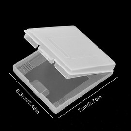JSKWIKE Pack of 10 Cases for Gameboy Clear Protective Case Game Cartridge Case Dust Protective Game Cartridge Protective Case Playing Card Case Card Boxes for Gameboy Colour GB GBC GBP