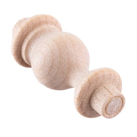 Turned Hardwood Spindles | Pack of 10 | Unfinished Wood Spindle, Unpainted Wooden Spindles for Crafts, Wooden Chair Supply, for House Furniture Restoration | UA-16-BWS