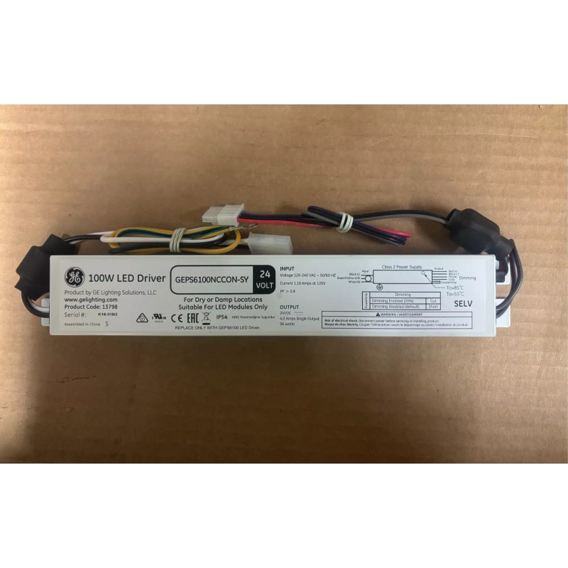 GE GEPS6100NCCON-SY LED Driver Step Dimming 24V/100W *NEW*