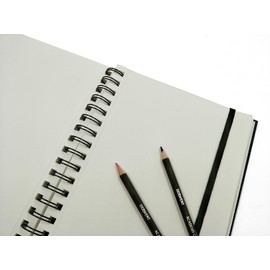 Derwent Sketch & Store Hardback Sketch Book, A4 Portrait, Drawing & Writing, 56 Sheets, Acid-Free Paper, Wirebound Spine, Professional Quality, 2102178