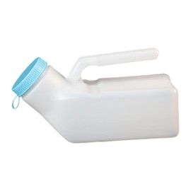 CHENLONB Urine Bottle for Men 33.8 fl oz (1000 ml) Large Capacity Wide Mouth No Spill Light Leak Proof Camping Travel Bedside Urine Bottle