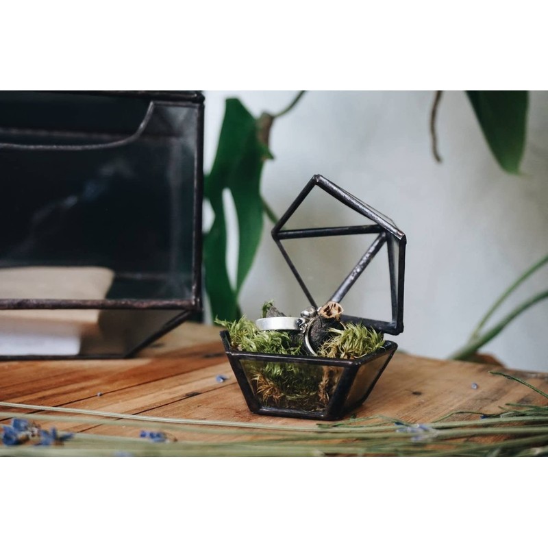Ring box, Glass ring box, Proposal ring box Engagement ring