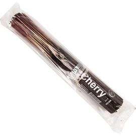 W. Berry Cherry Incense Stick Bundle [100 Sticks Per Pack - Brown - 10.5"] - ID#68590